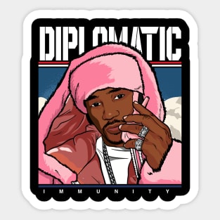 Diplomatic Immunity Sticker